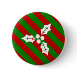 Christmas Holly buttons