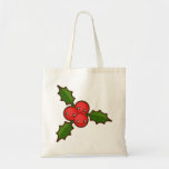 Christmas Holly Canvas Bags
