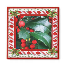 Christmas Holly Magnet