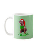 CHRISTMAS hound puppy Coffee Mugs