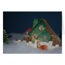 Christmas House Greeting Card