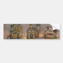 Christmas Houses Bumper Sticker