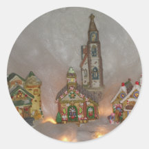 Christmas Houses Stickers