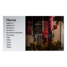 Christmas - How much is that doggy in the window Business Card Template