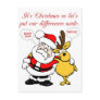 Christmas Humor: Stop Fighting & Reconcile Funny Post Card