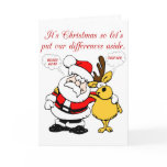 Christmas Humour: Stop Fighting & Reconcile Funny cards