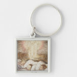 Christmas illustrations key chain