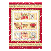 Christmas... In Jesus Name... Flat Card! Custom Invite
