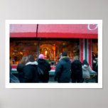 Christmas in NYC window display posters