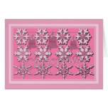 Christmas in the Pink Greeting Cards