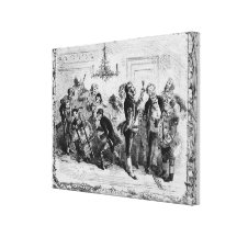 Christmas in the Servant's Hall Canvas Prints