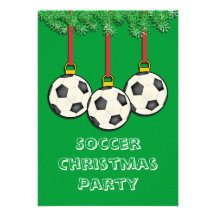 Christmas Invitations for Soccer Teams
