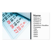 Christmas is coming business card