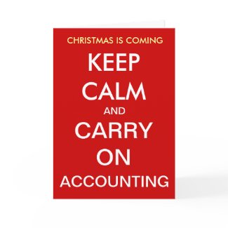 Christmas is Coming - Keep Calm... Christmas Card card