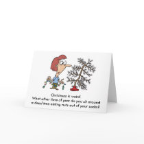Christmas is weird. cards