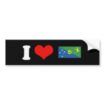 Christmas Island Flag Bumper Stickers