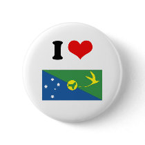 Christmas Island Flag Buttons