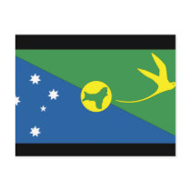 Christmas Island Flag Postcards
