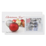 Christmas Joy Customisable Photo Cards photo cards