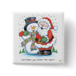 Christmas Joy Warms The Heart buttons