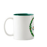 CHRISTMAS JOY & WREATH by SHARON SHARPE mugs