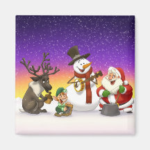 Christmas Jug Band Magnet