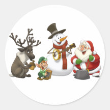 Christmas Jug Band Stickers