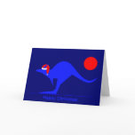 Christmas Kangaroo - Happy Christmas Card