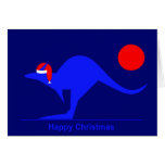 Christmas Kangaroo - Happy Christmas Card