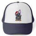 Christmas Kawaii Blue Heeler hats