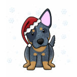 Christmas Kawaii Blue Heeler Ladies' t-shirts