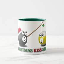 Christmas Kiss Shot mug