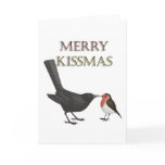 Christmas Kisses Bird Card