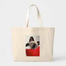 Christmas Kitten Tote Bag