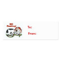 Christmas Kitty Cat Gift Tag business cards