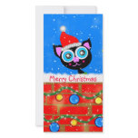 Christmas Kitty Designed Book Mark