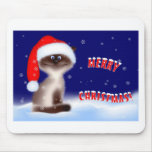 Christmas Kitty mousepads