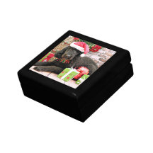 Christmas - LabraDoodle - Miller Keepsake Boxes