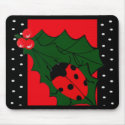 Christmas Lady-bug mousepads