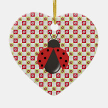 Christmas Ladybug Christmas Ornaments