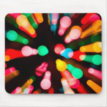 Christmas Lights At Warp Speed Mouse Pad