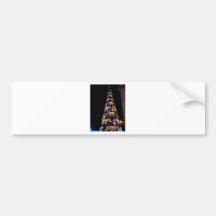 Christmas lights bumper sticker