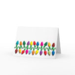 Christmas lights cards