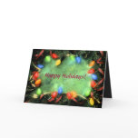 Christmas Lights Greeting Card