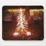 Christmas Lights In Yard mousepads