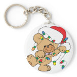 Christmas Lights Teddy Bear keychains