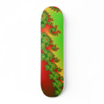 Christmas Lines Skateboard