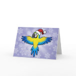 Christmas Macaw / Parrot Greeting Card