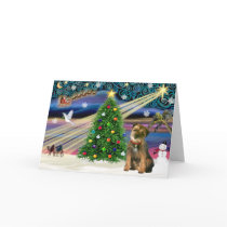 Christmas Magic Border Terrier Cards