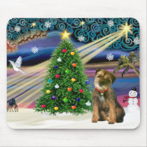 Christmas Magic Border Terrier Mouse Mats